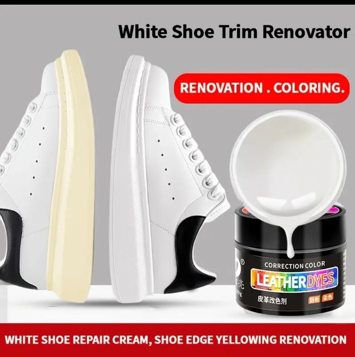 Vopsea Alba Piele , Reparație încălțăminte tapițerie Kit reparație