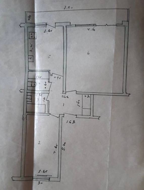 Продаётся! Квартира под Офис 64м² Фасад: 8м ор-р Nihol кафе