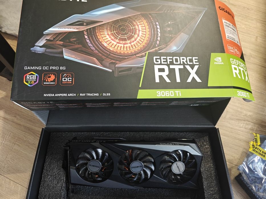 Placa video Gigabyte RTX 3060 TI Gaming OC Pro