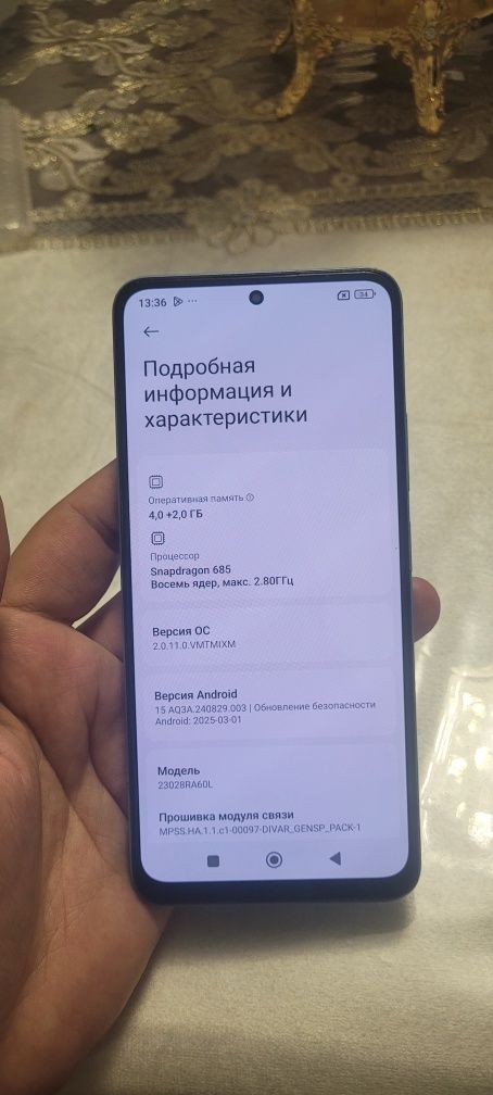 Xiaomi Redmi Note 12 6/128Gb Blue Igravoy Holati Yaxshi Original Zor