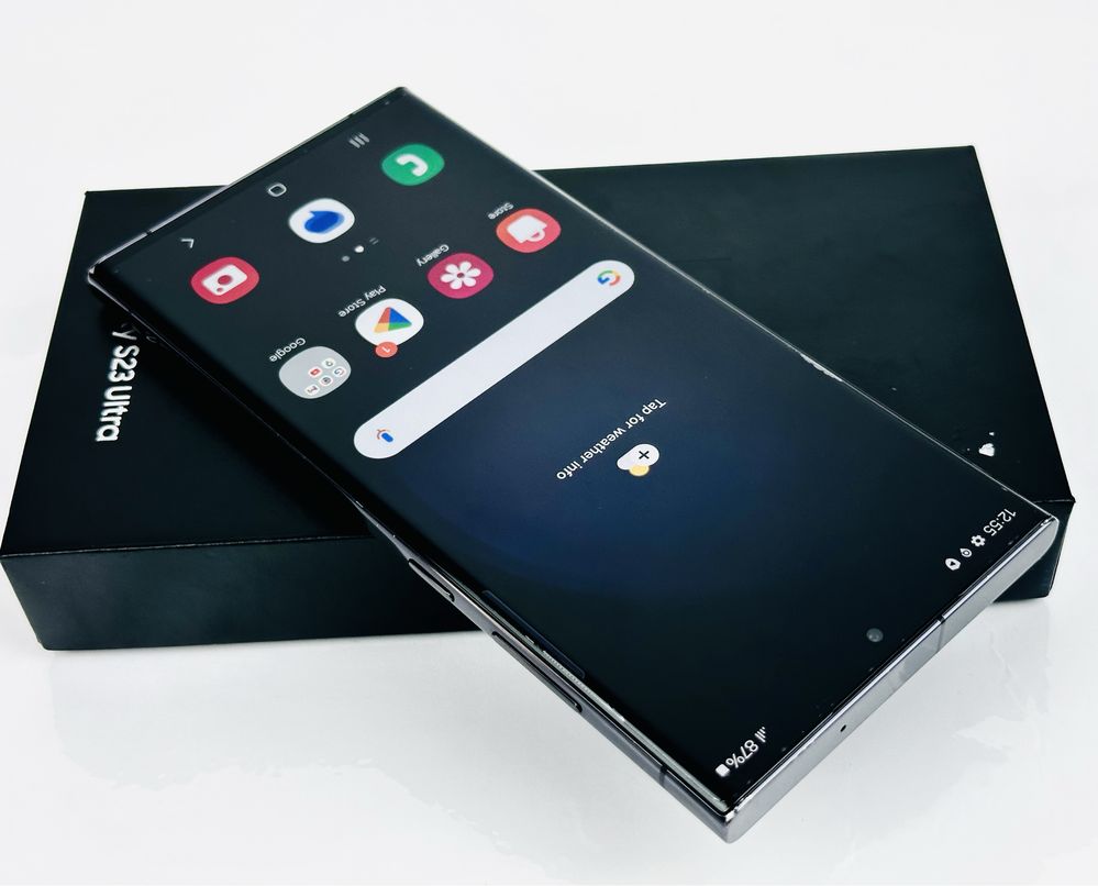 Samsung Galaxy S23 Ultra 5G 512GB 12RAM Black Отличен! Гаранция!