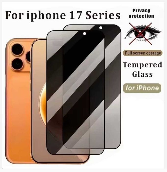 Folie Sticla Privacy Full iPhone 17 Air / 17 Pro Max / 14 Plus 16 Plus