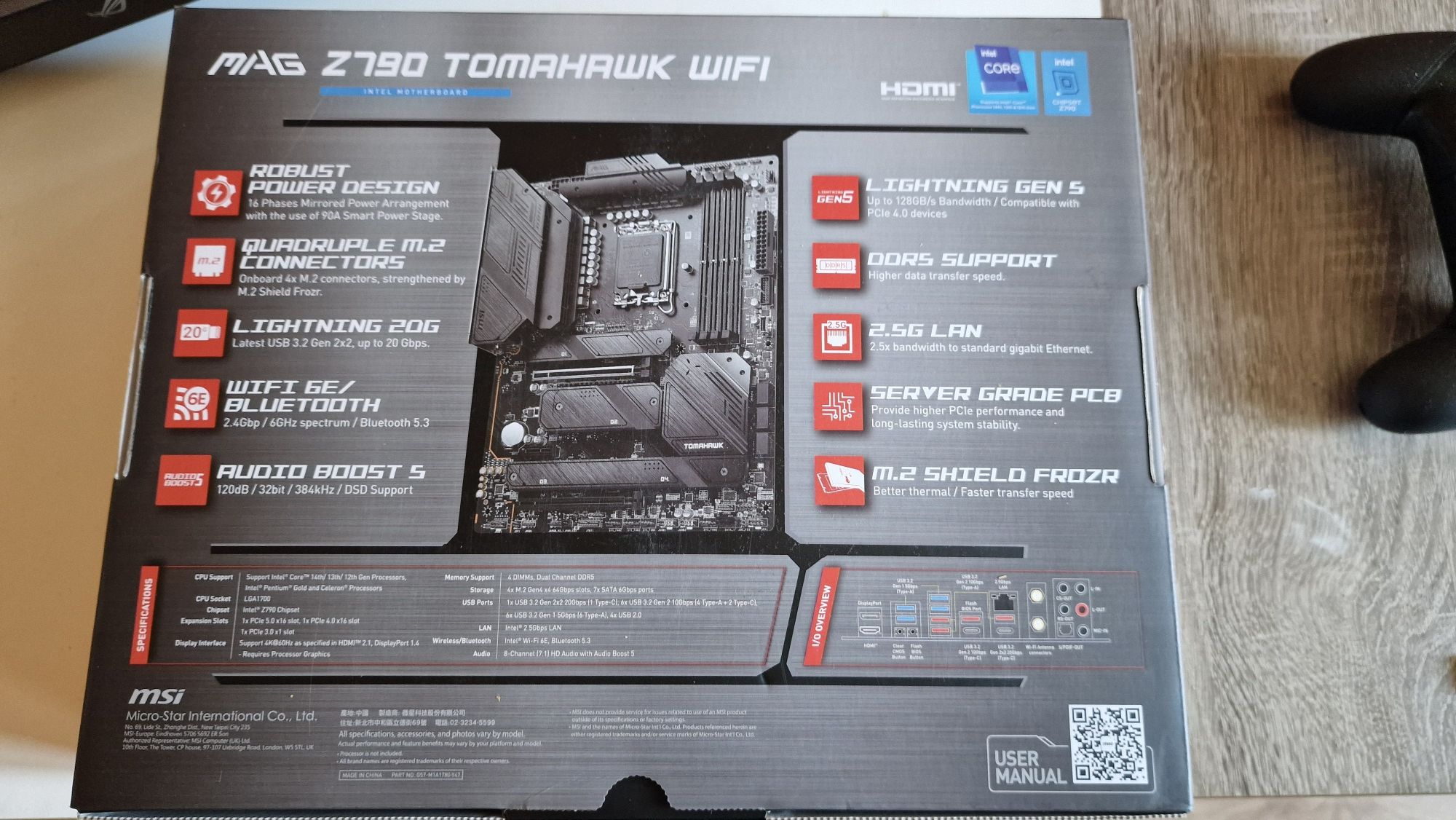 НОВА MSI Z790 Tomahawk WIFI