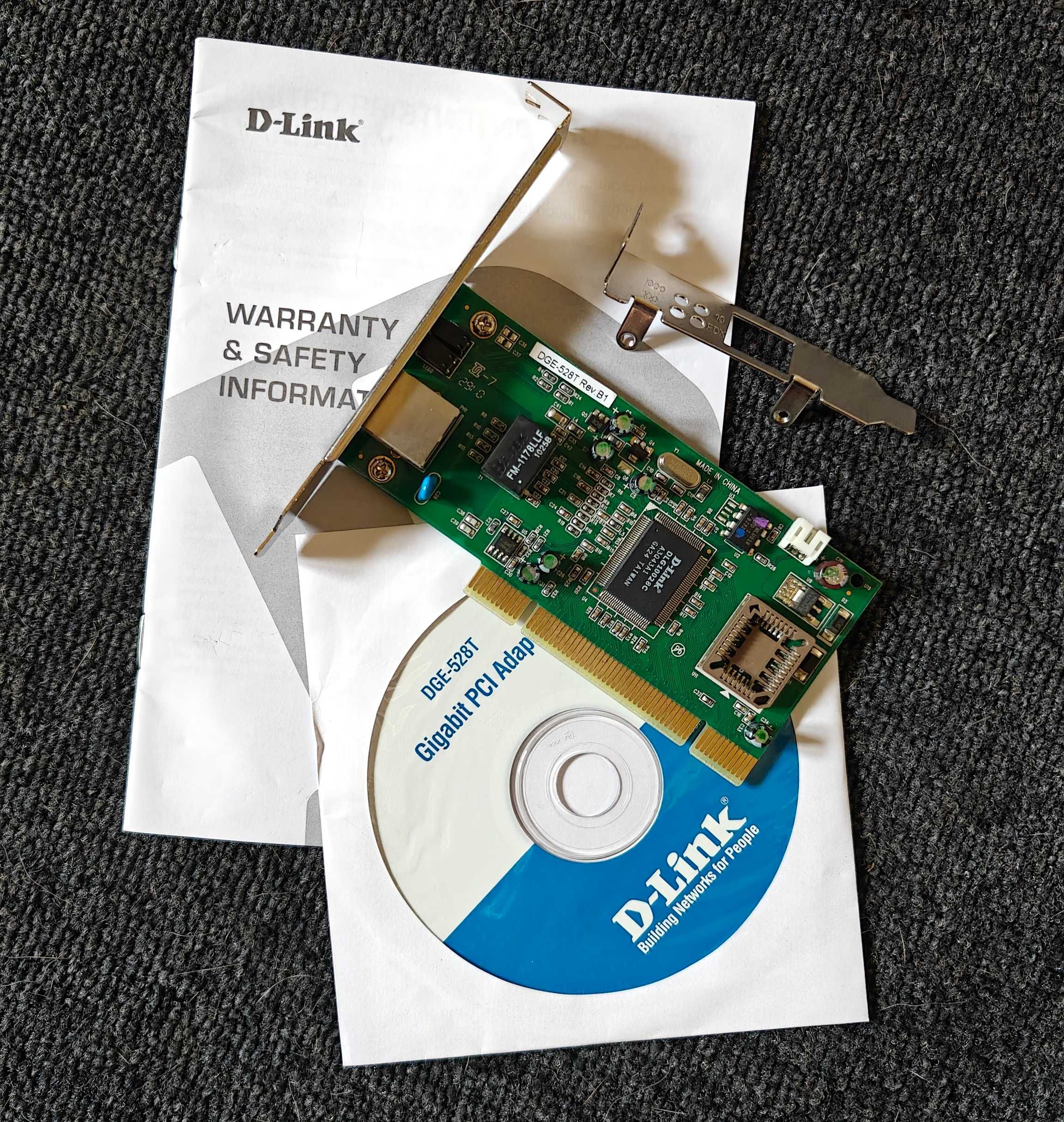 Сетевая карта D-Link DGE 528T 10/100/1000 MBps PCI