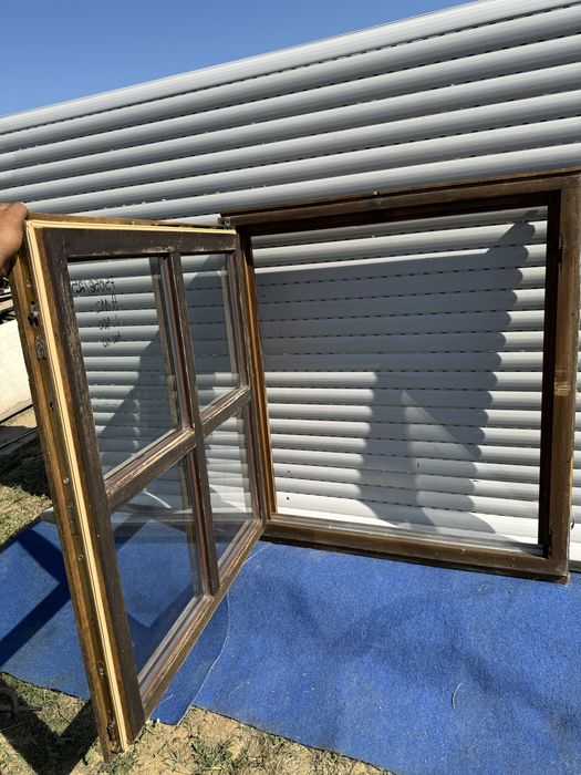 FEREASTRA LEMN TERMOPAN casa cabana antiic H 112 x L 100 Germania 10 b