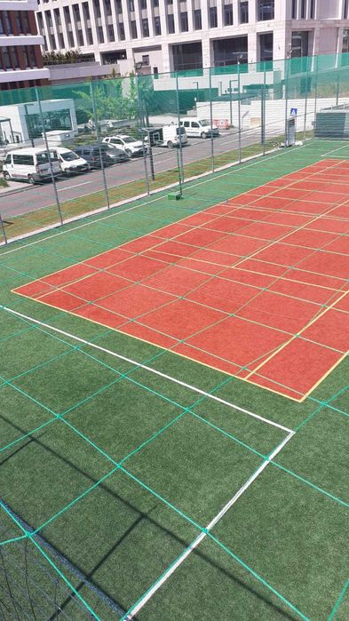 Plasa protectie terenuri de fotbal si handbal (sport)