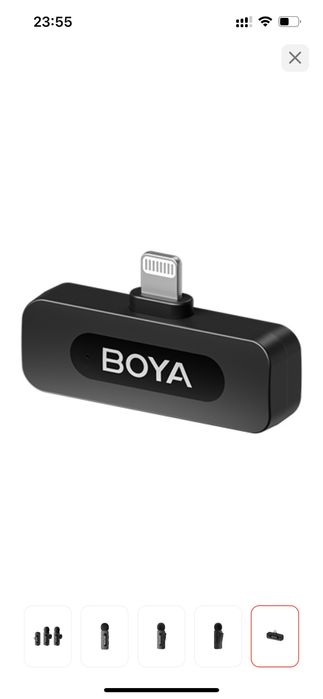 Продам микрофон boya by-v2 в отличном состоянии