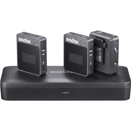 Godox. Безжичен микрофон. комплект. видео. Брошка. камера. микрофон.