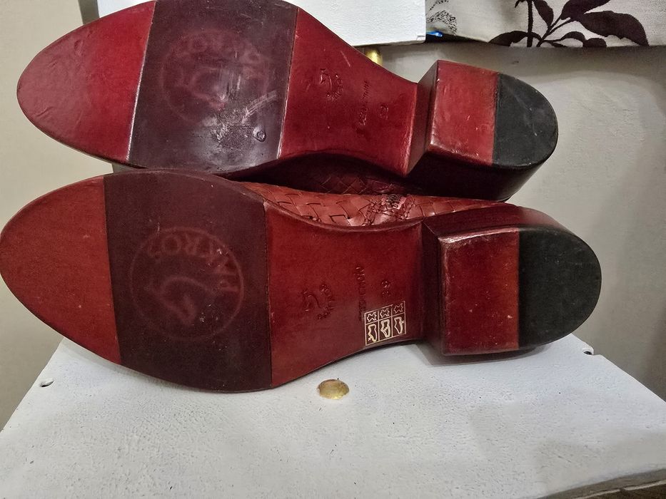 Италиански боти Pakros, естествена кожа