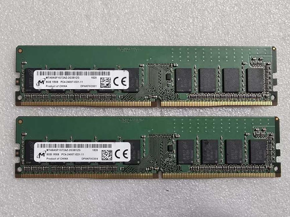 Kit memorie RAM desktop Micron 16GB (2 X 8GB) PC4-19200 DDR4 2400MHz