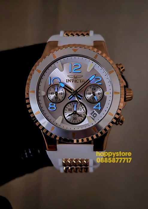 INVICTA BLU White 39 mm, Инвикта нов дамски часовник