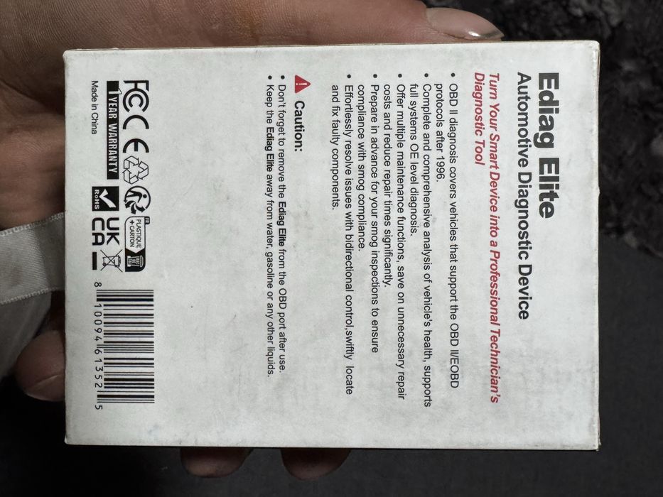 Авто диагностика kingbolen ediag elite 15+ функций