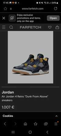 Jordan 4 Retro "Dunk From Above"
