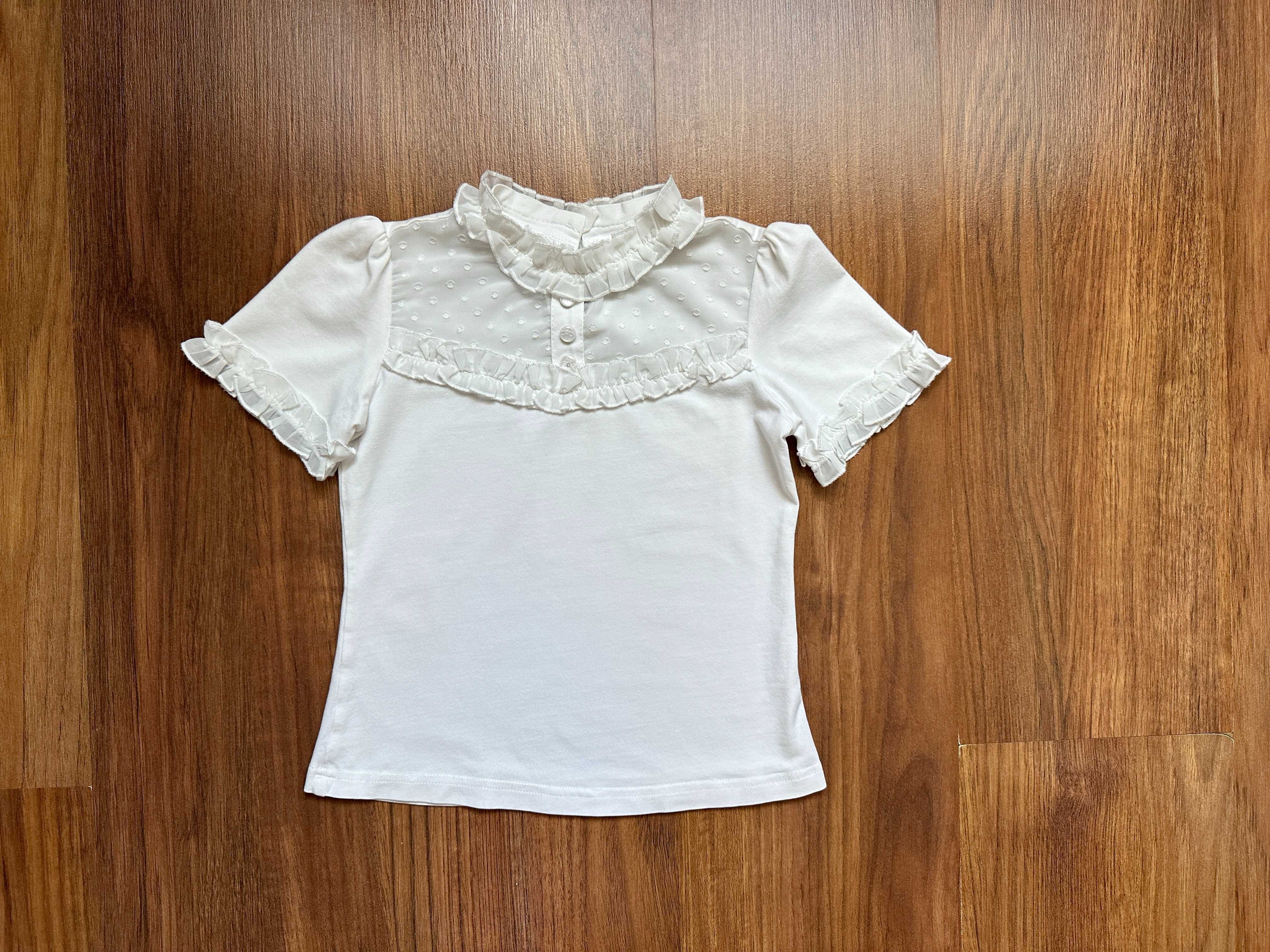 Школьный сарафан на 6-7 лет, на рост 120-125 см, школьная блузка