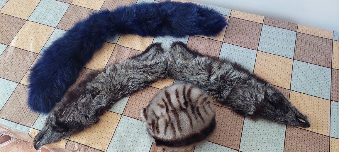 Продам норковую шапку и меховые воротники