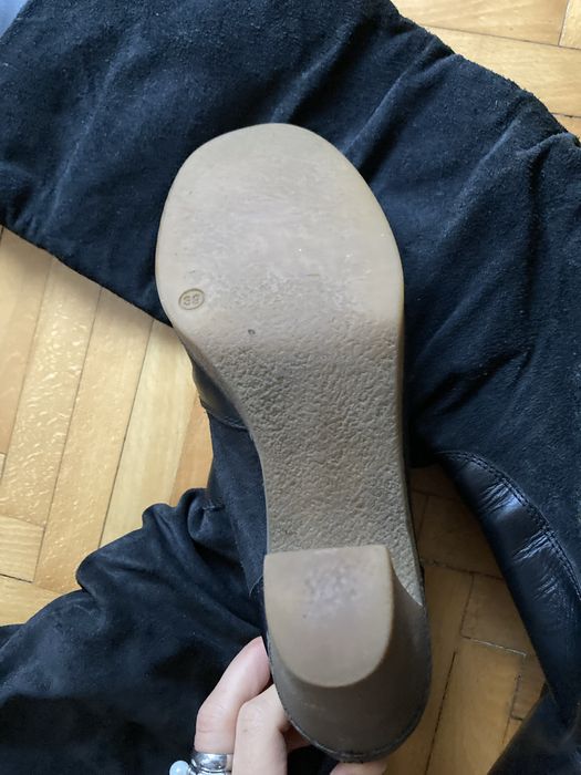 Cizme piele, stare buna, 40