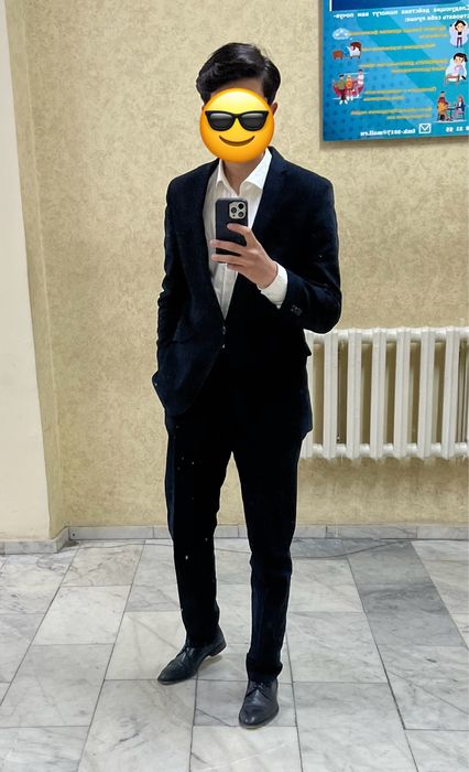 Костюм мужской, пиджак, замшевый,двойка продается