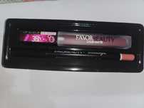 Lip gloss matt și creion