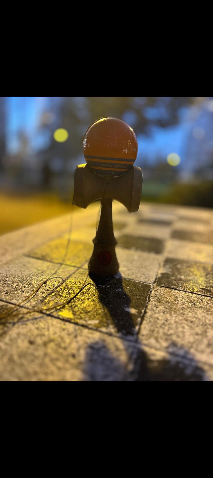 Kendamă europe record plus beech match sticky clear