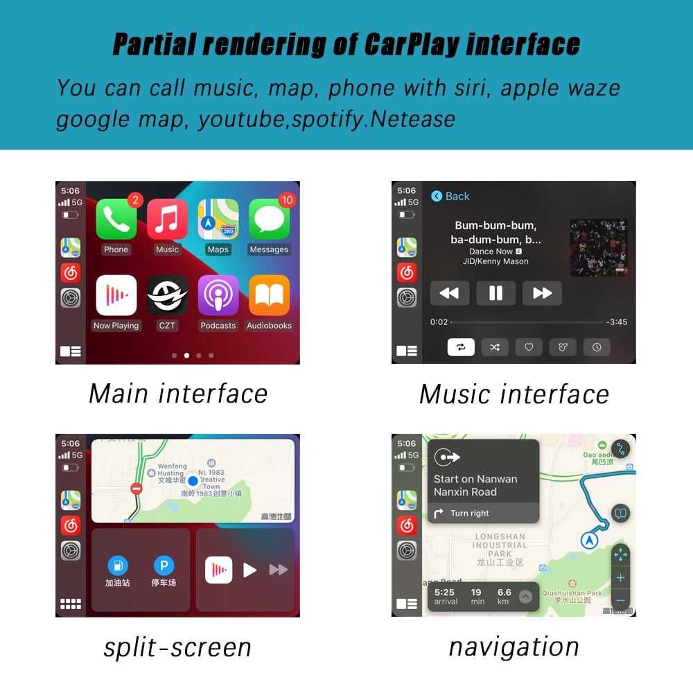 CarPlay / Android Auto модул за Audi Q7 (MIB 3, 2021–2022)