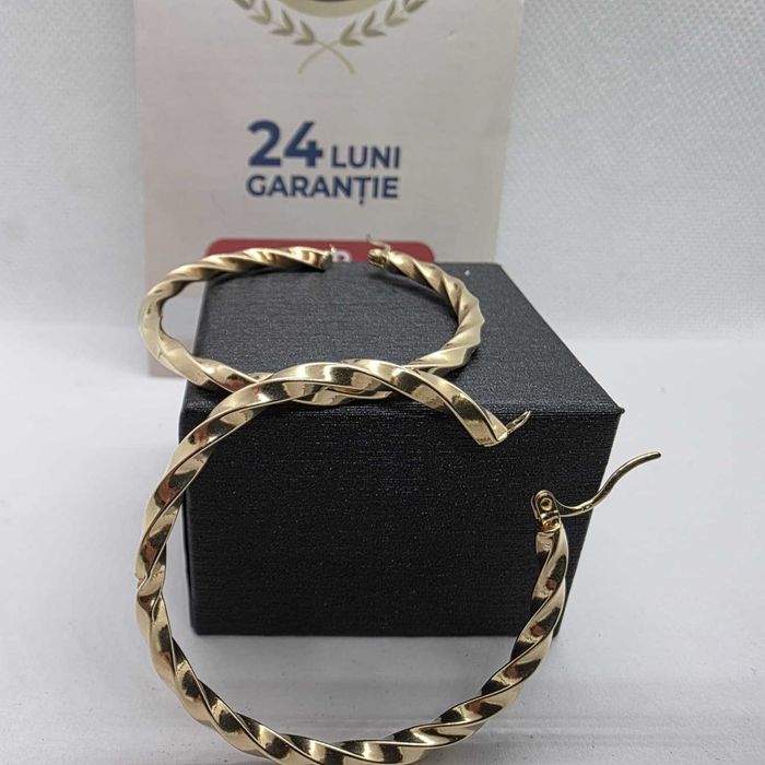 Cercei aur 14k 4.20g (ag4 Dacia B50206.1)-Garantie 2 Ani!