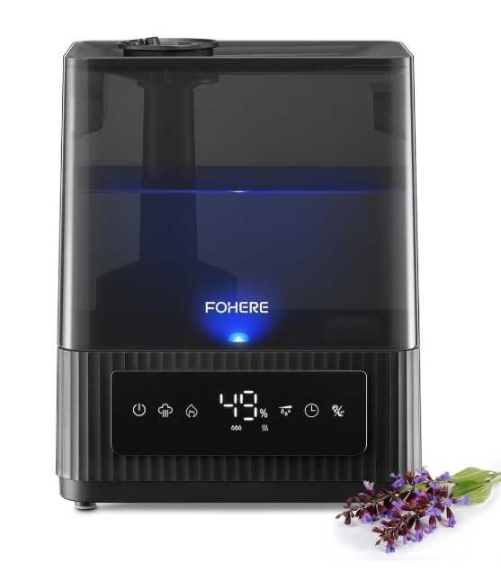 Umidificator cu abur cald și rece FOHERE 6L