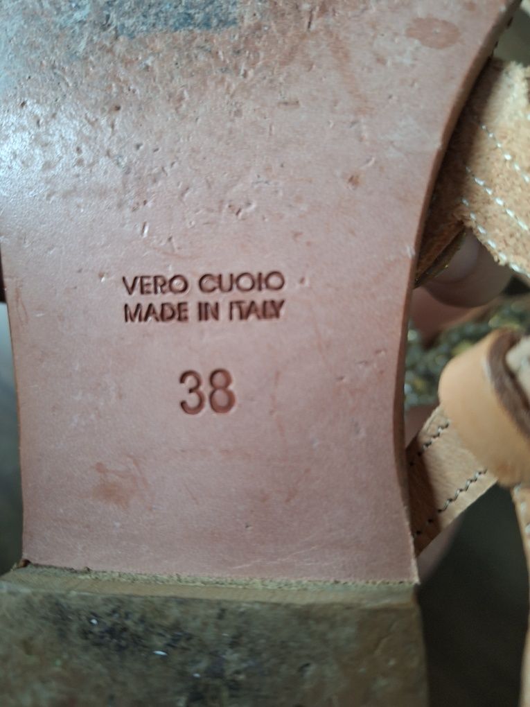 Дамски сандали естествена кожа Limac