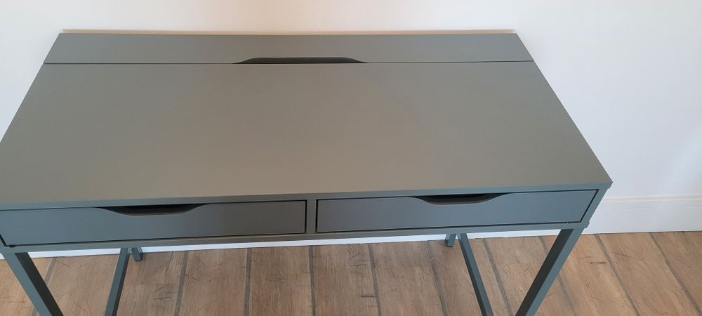 Birou IKEA Alex gri-turcoaz