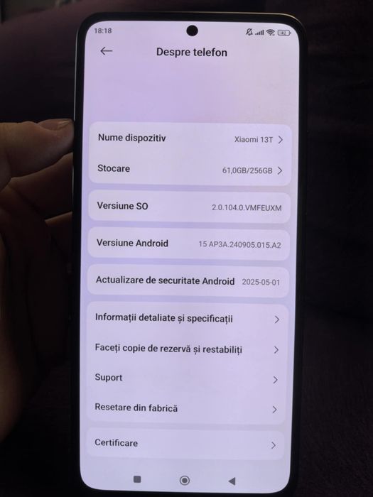 Xiaomi 13T 256 GB, 8GB RAM
