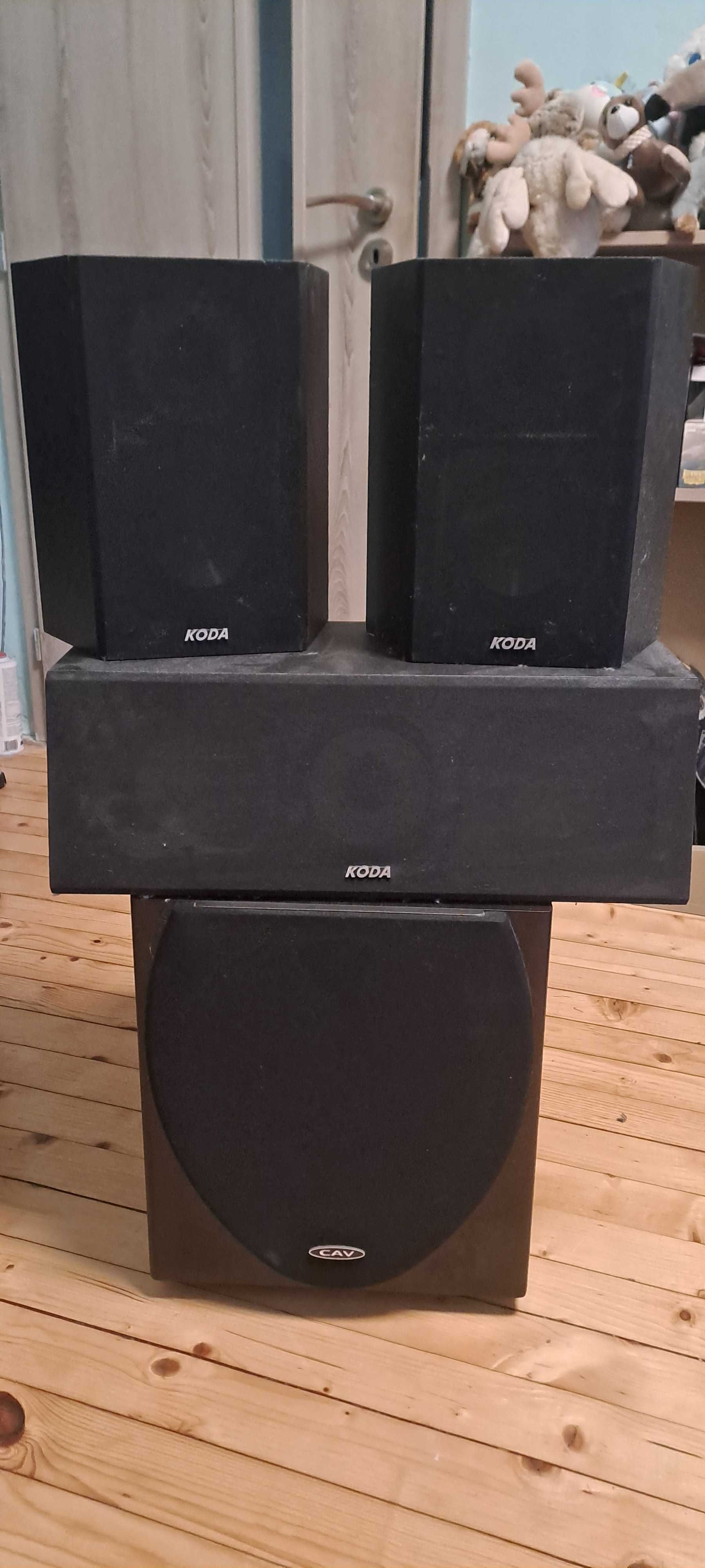 Subwoofer,съраунд и център колони