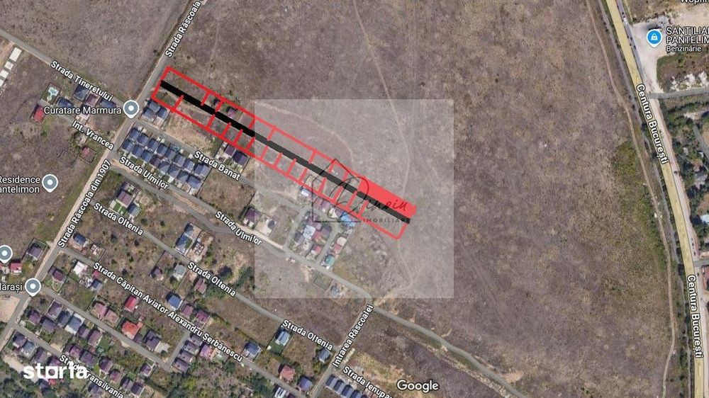 COM 0% I Proprietar I Teren Pantelimon Rascoalei  1562 mp 4km Metrou