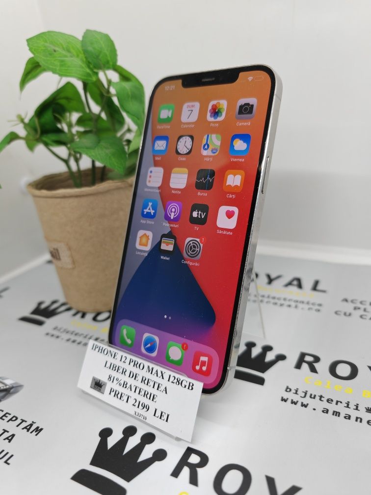 Amanet Royal: IPhone 12 Pro Max /81 baterie /128 GB