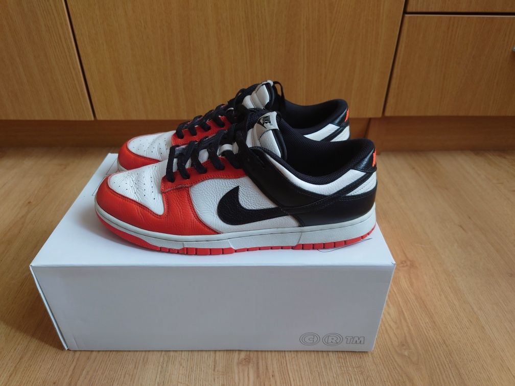 Nike By You - Dunk Low - black/white/red