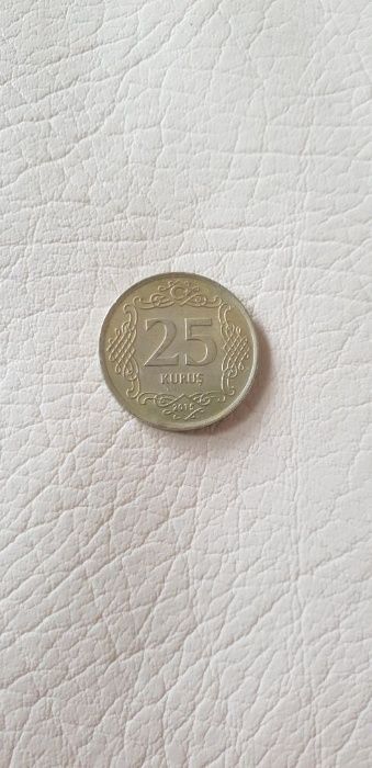 Монета От 25 Турски Куруша От 2015г.