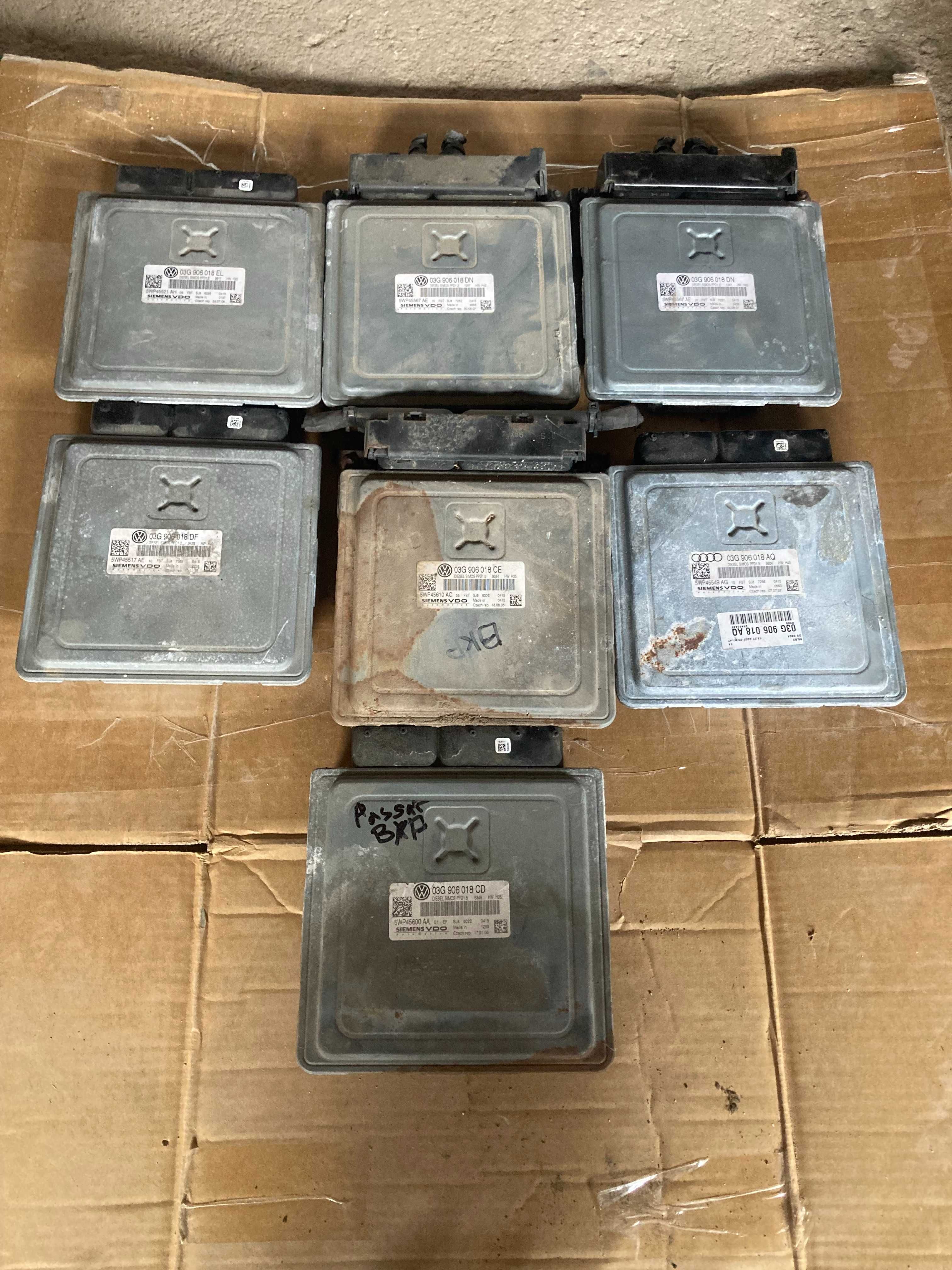 Компютър еку ecu електронен блок двигател VW Golf 5 2.0tdi PD 170к bmn