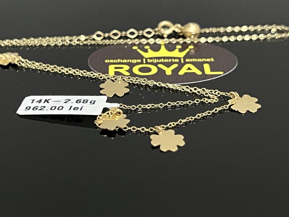 Bijuteria Royal CB : Lant aur 14k 2,68 grame