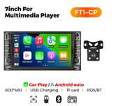 7-инчово Мултимедиен Car-play androidAuto BT Toyota CAMRY COROLLA RAV4