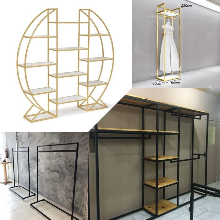 Стеллаж Вешало Витрина Металлический Торговое Оборудование В Рассрочку