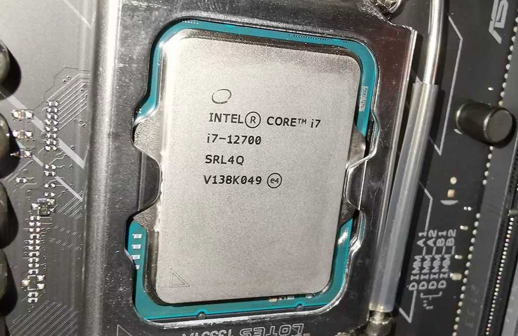 Intel core i7 12700 lga1700 + msi b660m mortar