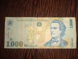 Bancnota 1000 de lei an emitere 1998 serie A1095801