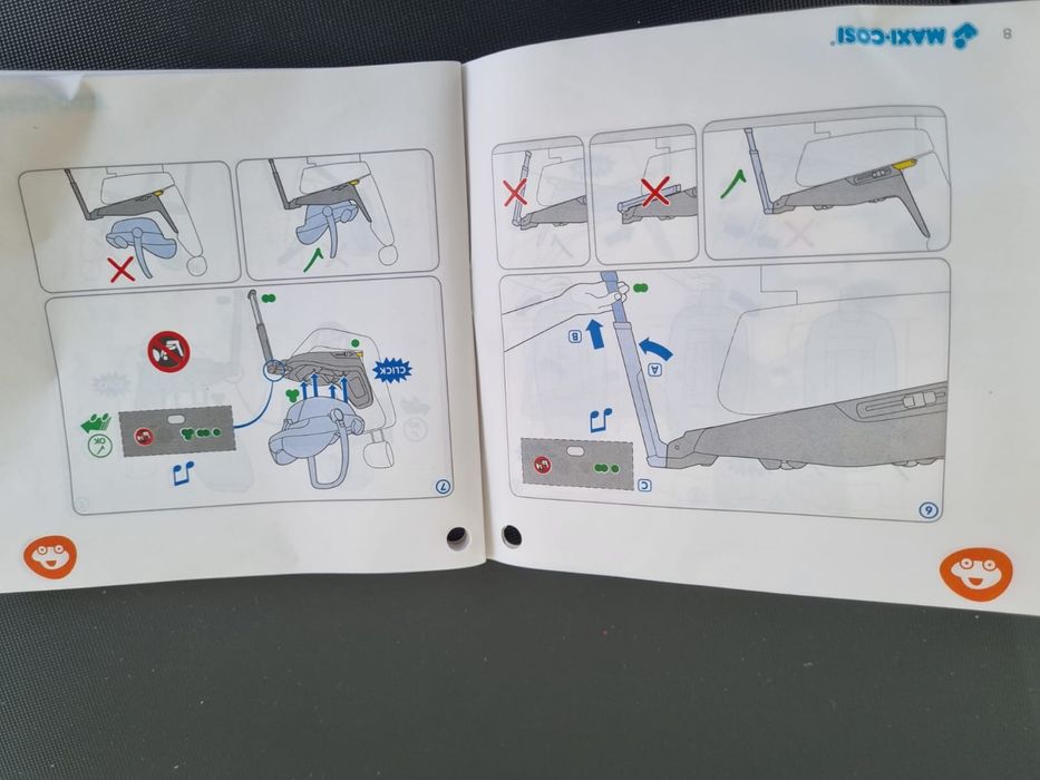 Детско столче Maxi Cosi/IsoFix система за кола