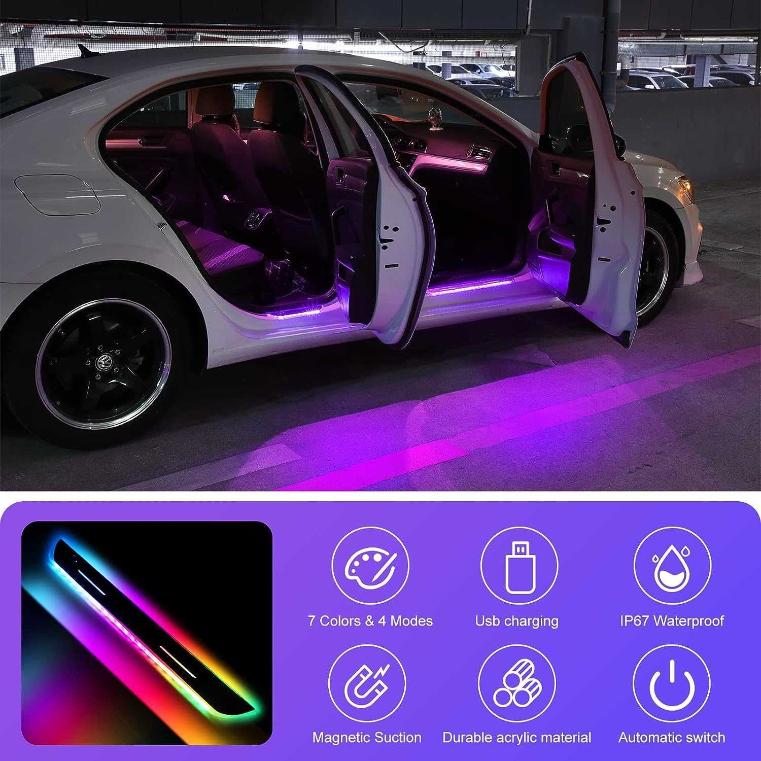 Ленти Протектор за Праг №3715 LED- VIP- (WELCOME)- 2бр к-т
