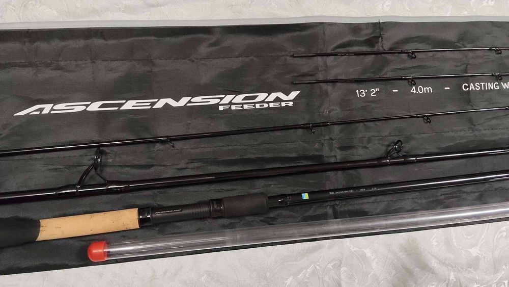Lanseta Preston Ascension Feeder, 4.00m, 120g, 3+3buc., impecabila