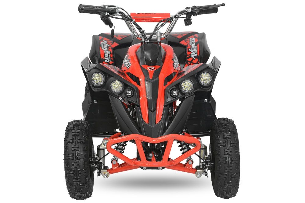 ATV Electric Eco Avenger 800W 36V cu 3 Trepte de Viteza #Rosu