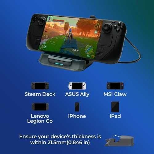Нова Докинг станция с 4K запис и 65W зарядно - за Steam Deck, Switch