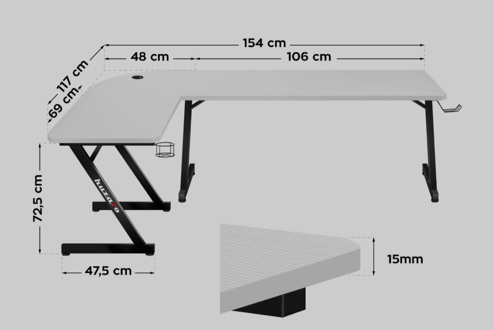 Гейминг бюро Huzaro Hero 7.0