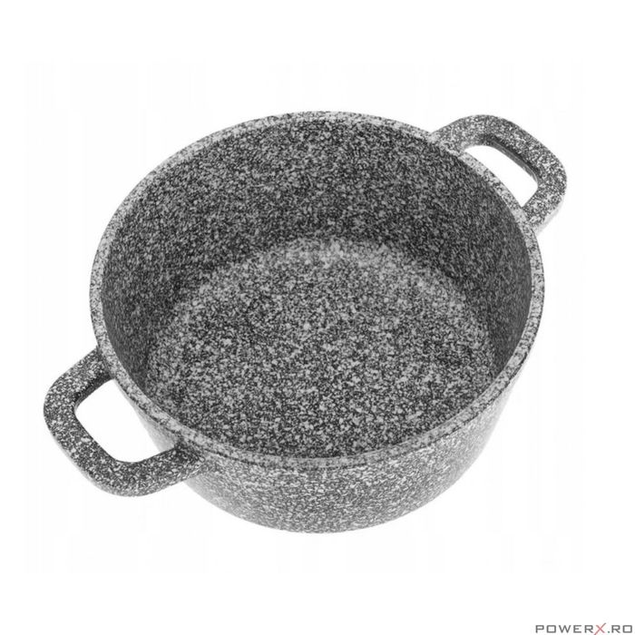 Cratita din aluminiu turnat cu strat de ceramica, marmorat, 2.3L,