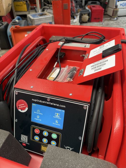 Aparat de sudura prin electrofuziune Nupi 20-630 mm cu protocol Ritmo