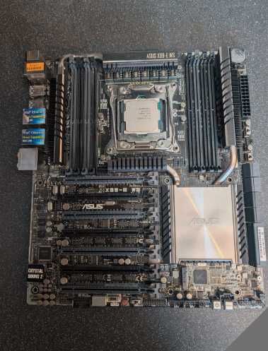 Motherboard ASUS X99-E WS + Xeon 1650 v4 CPU
