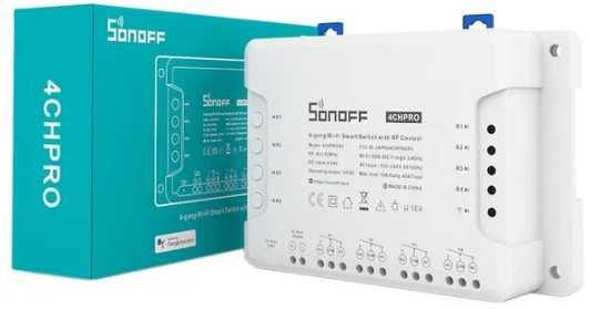 Смарт-переключатель SONOFF R3/ 4CH PRO R3, 4-канальный, Wi-Fi,